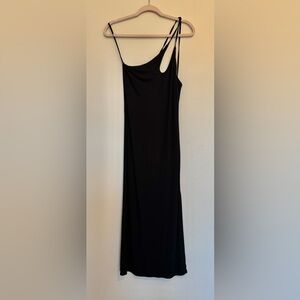 Frame One Shoulder Midi Dress Small